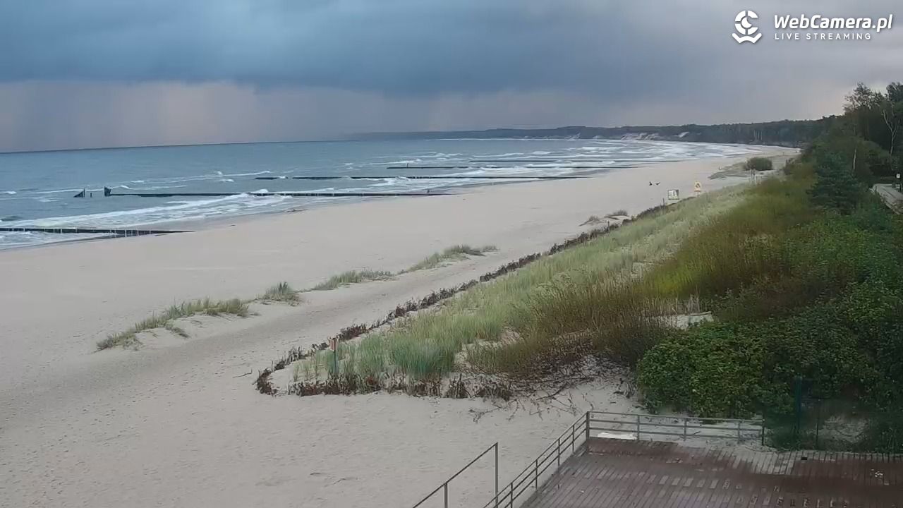 USTKA - widok na plażę - 17 wresień 2025, 07:09