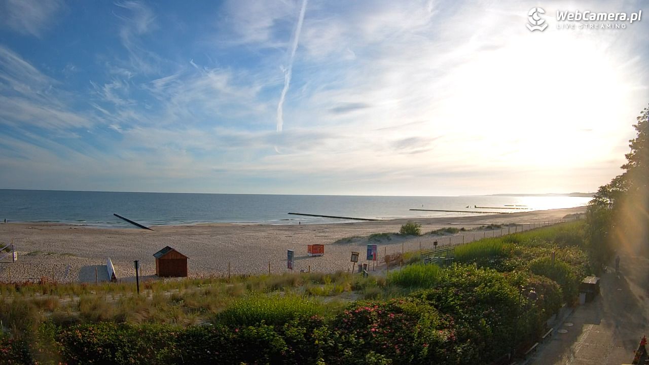 USTKA - widok na plażę - 24 czerwiec 2026, 06:10