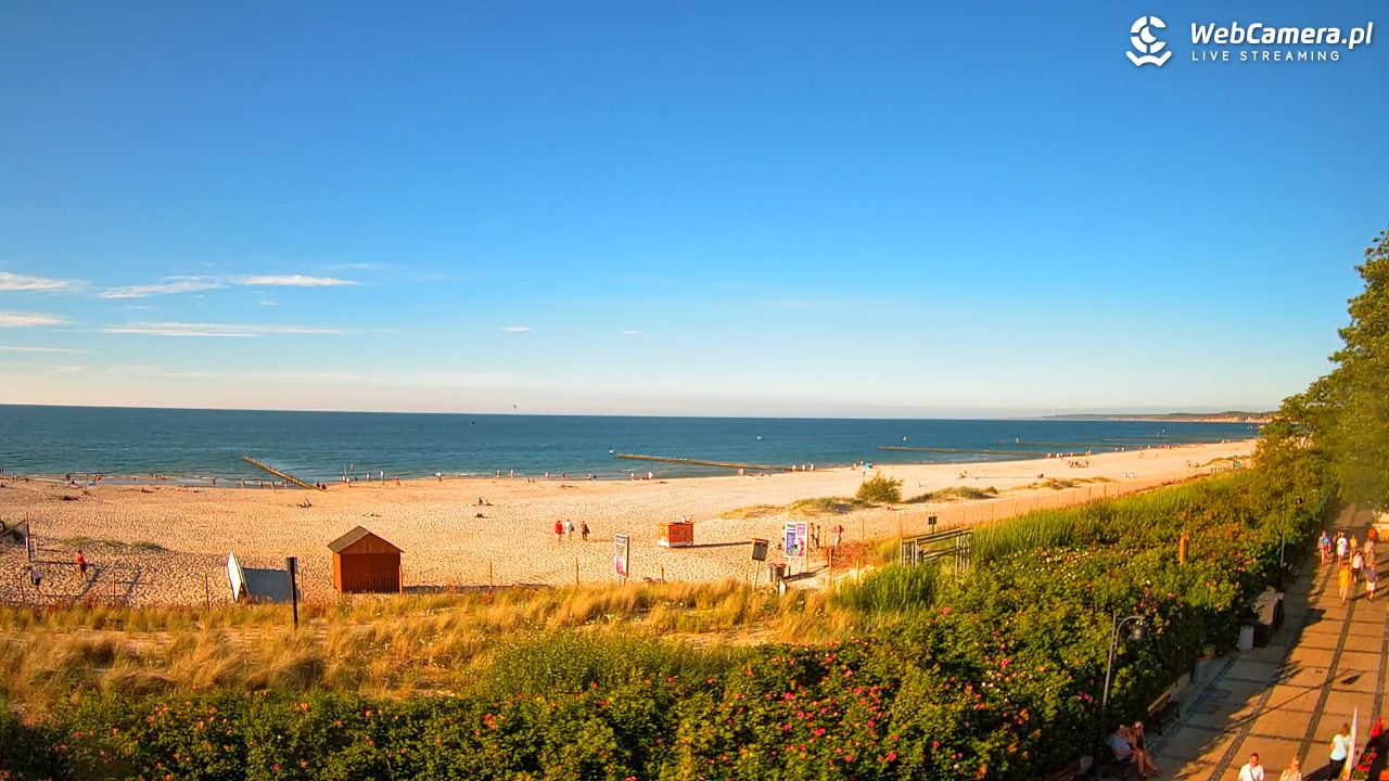 USTKA - widok na plażę - 25 czerwiec 2026, 19:07