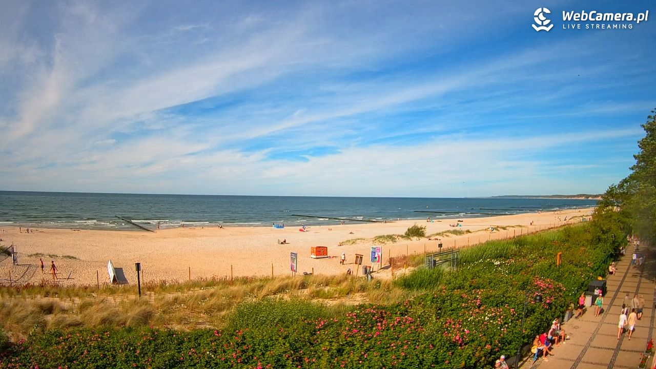 USTKA - widok na plażę - 22 czerwiec 2026, 17:05