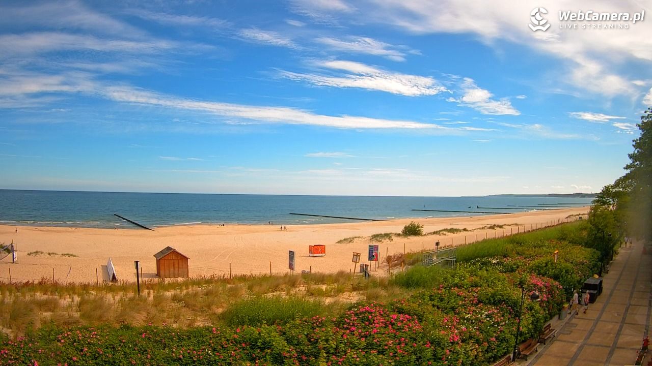 USTKA - widok na plażę - 23 czerwiec 2026, 09:20