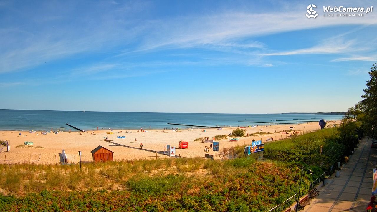USTKA - widok na plażę - 09 sierpień 2026, 10:02