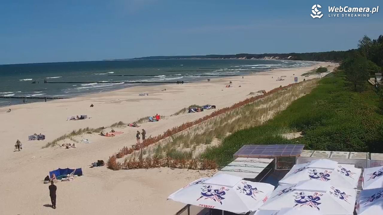 USTKA - widok na plażę - 13 czerwiec 2025, 13:19