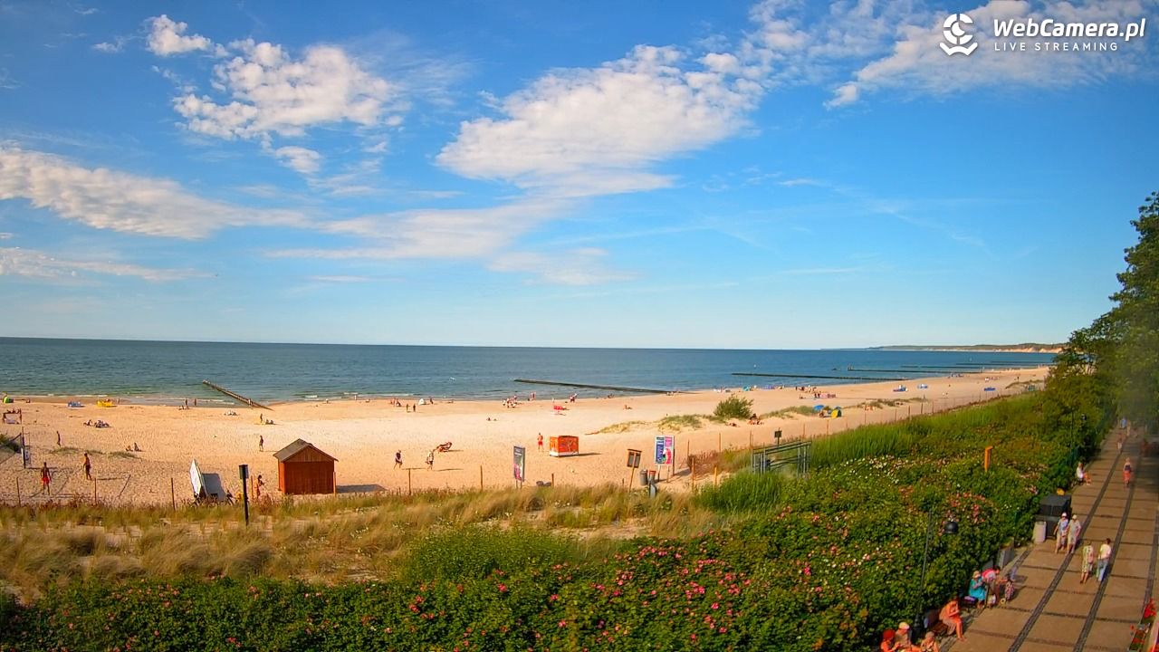 USTKA - widok na plażę - 24 czerwiec 2026, 17:22