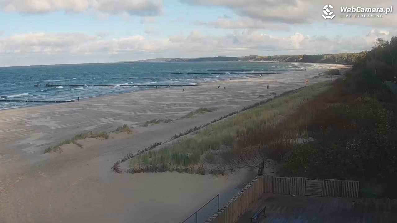 USTKA - widok na plażę - 16 październik 2025, 14:33