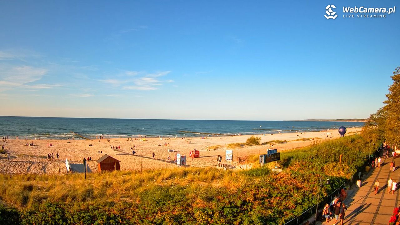 USTKA - widok na plażę - 08 sierpień 2026, 18:44