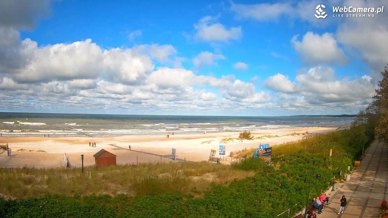 USTKA - widok na plażę - 22 wresień 2026, 14:00
