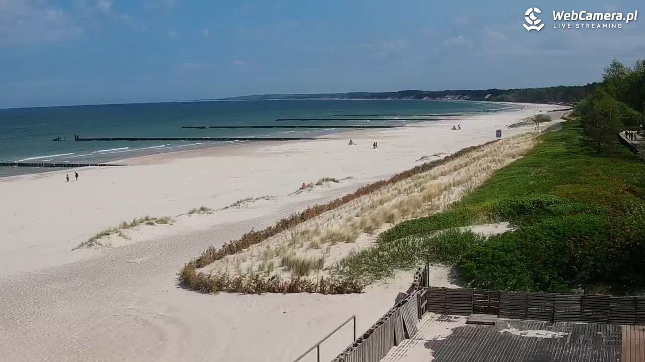 USTKA - widok na plażę - 13 maj 2025, 12:45