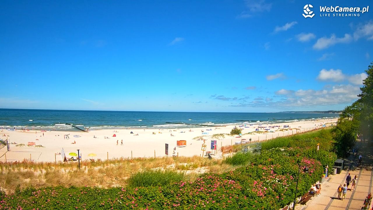 USTKA - widok na plażę - 22 czerwiec 2026, 12:58