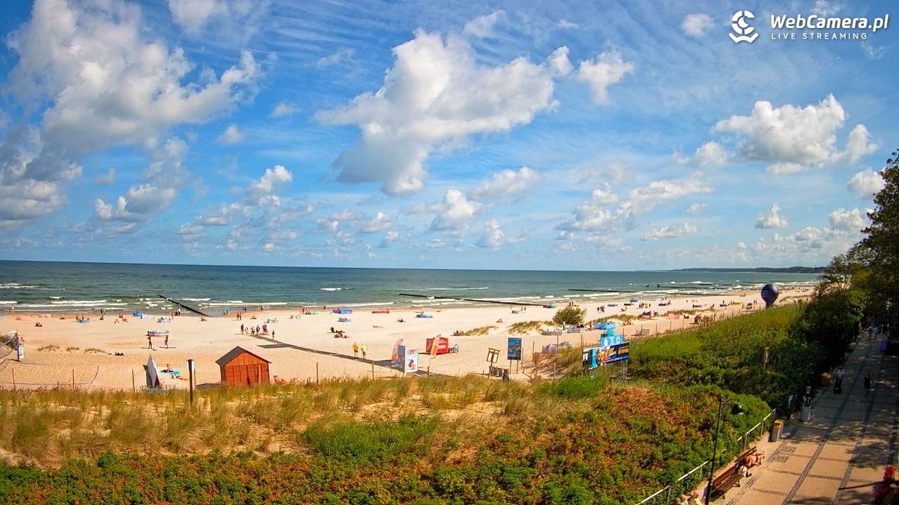 USTKA - widok na plażę - 08 sierpień 2026, 10:55