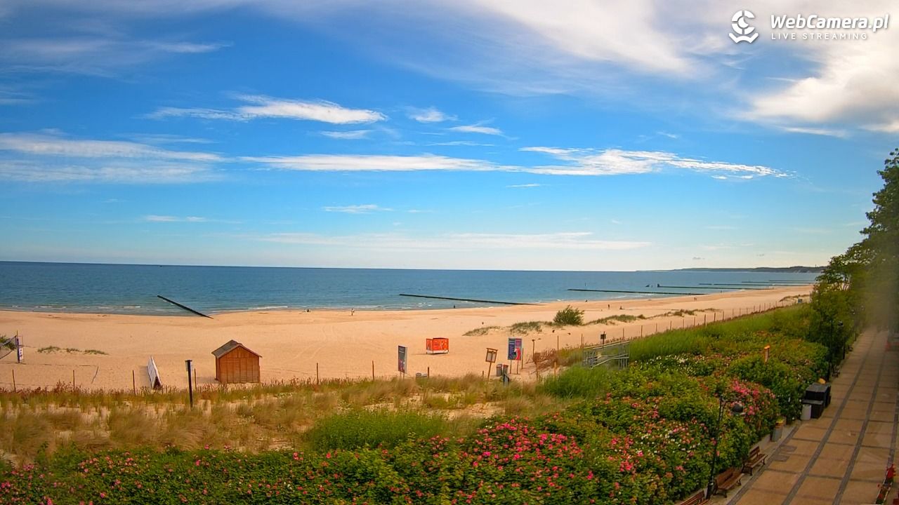 USTKA - widok na plażę - 23 czerwiec 2026, 09:04