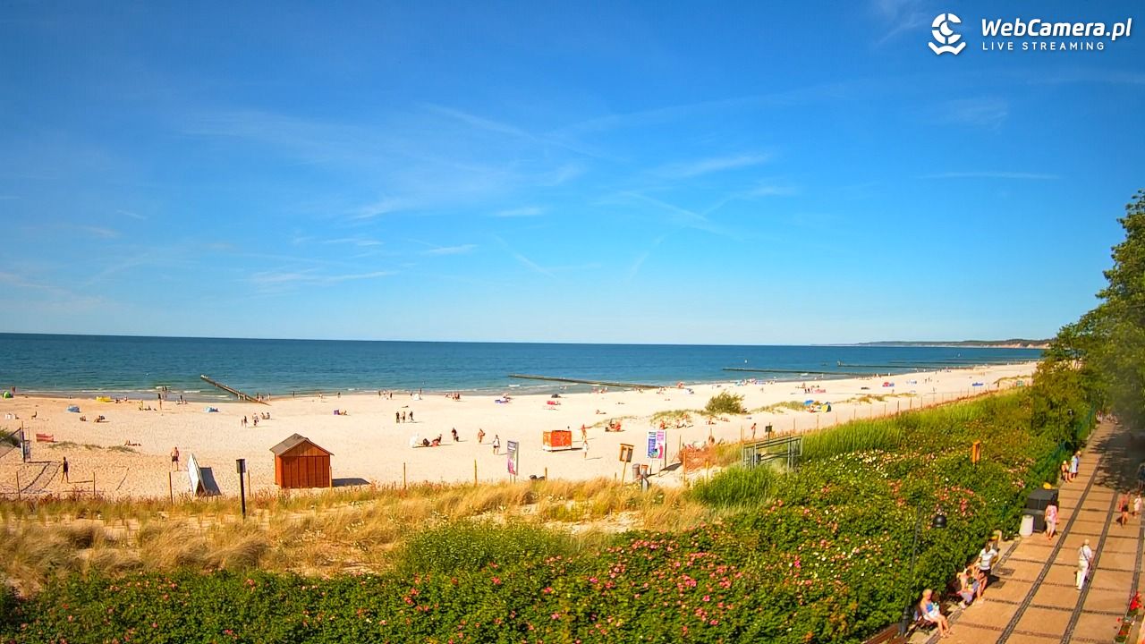 USTKA - widok na plażę - 24 czerwiec 2026, 16:43
