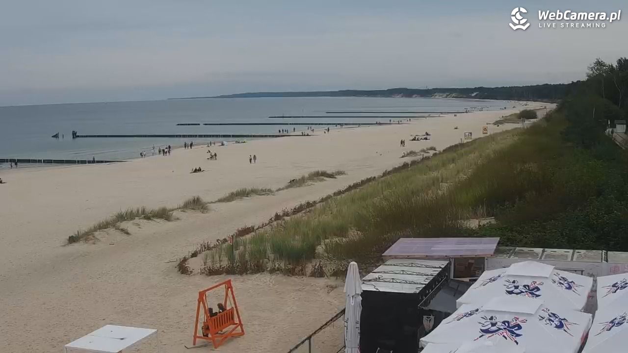 USTKA - widok na plażę - 14 wresień 2025, 12:44