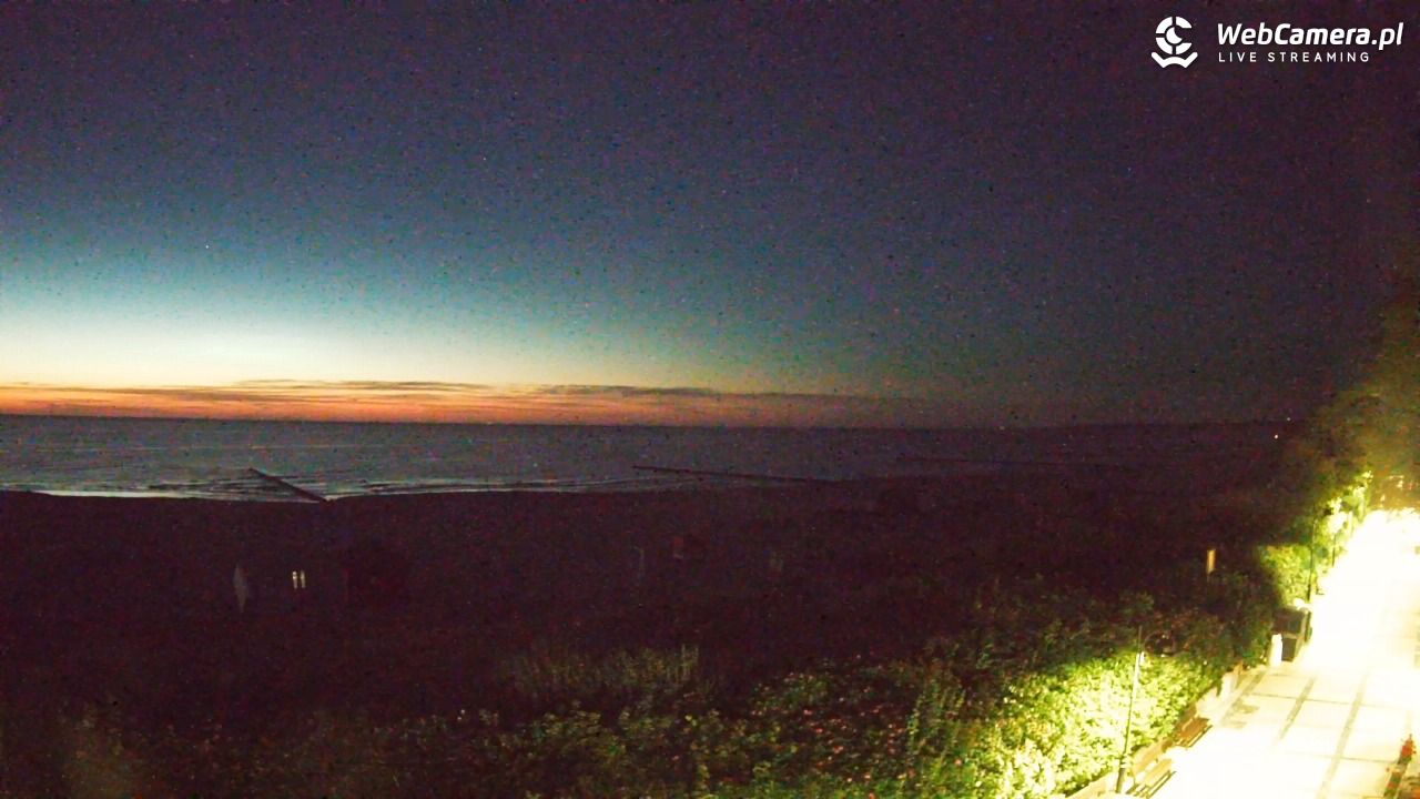 USTKA - widok na plażę - 25 czerwiec 2026, 23:53