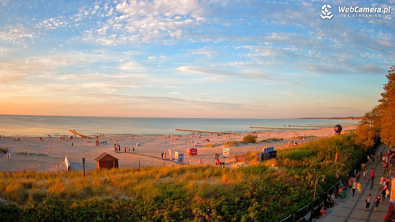 USTKA - widok na plażę - 09 sierpień 2026, 20:08