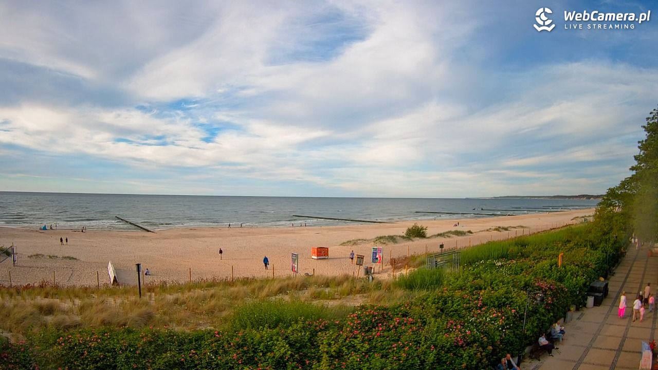 USTKA - widok na plażę - 22 czerwiec 2026, 19:23