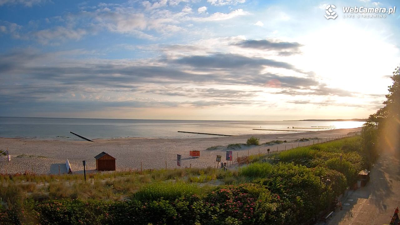 USTKA - widok na plażę - 25 czerwiec 2026, 06:17
