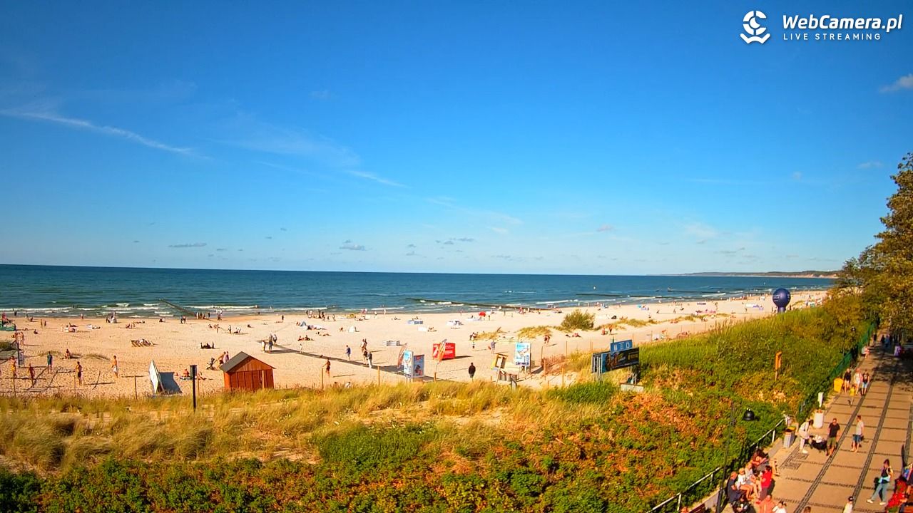 USTKA - widok na plażę - 08 sierpień 2026, 17:01
