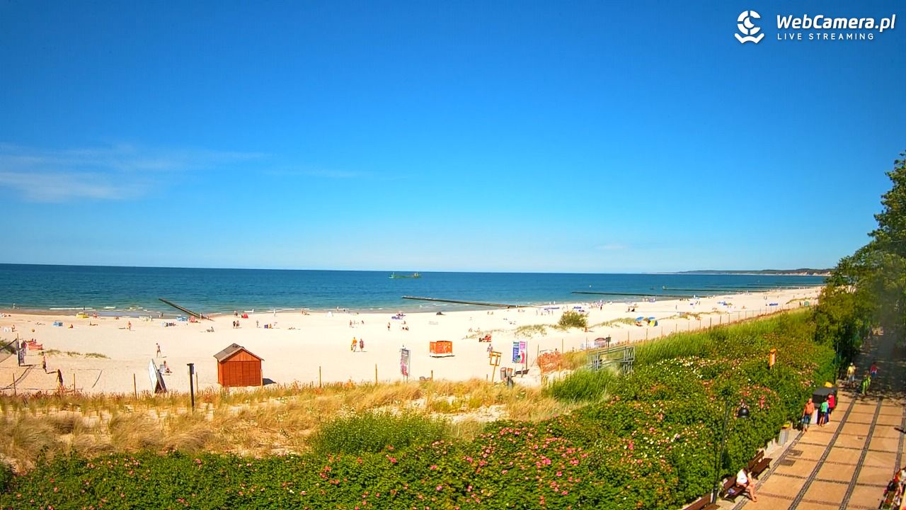USTKA - widok na plażę - 24 czerwiec 2026, 15:01