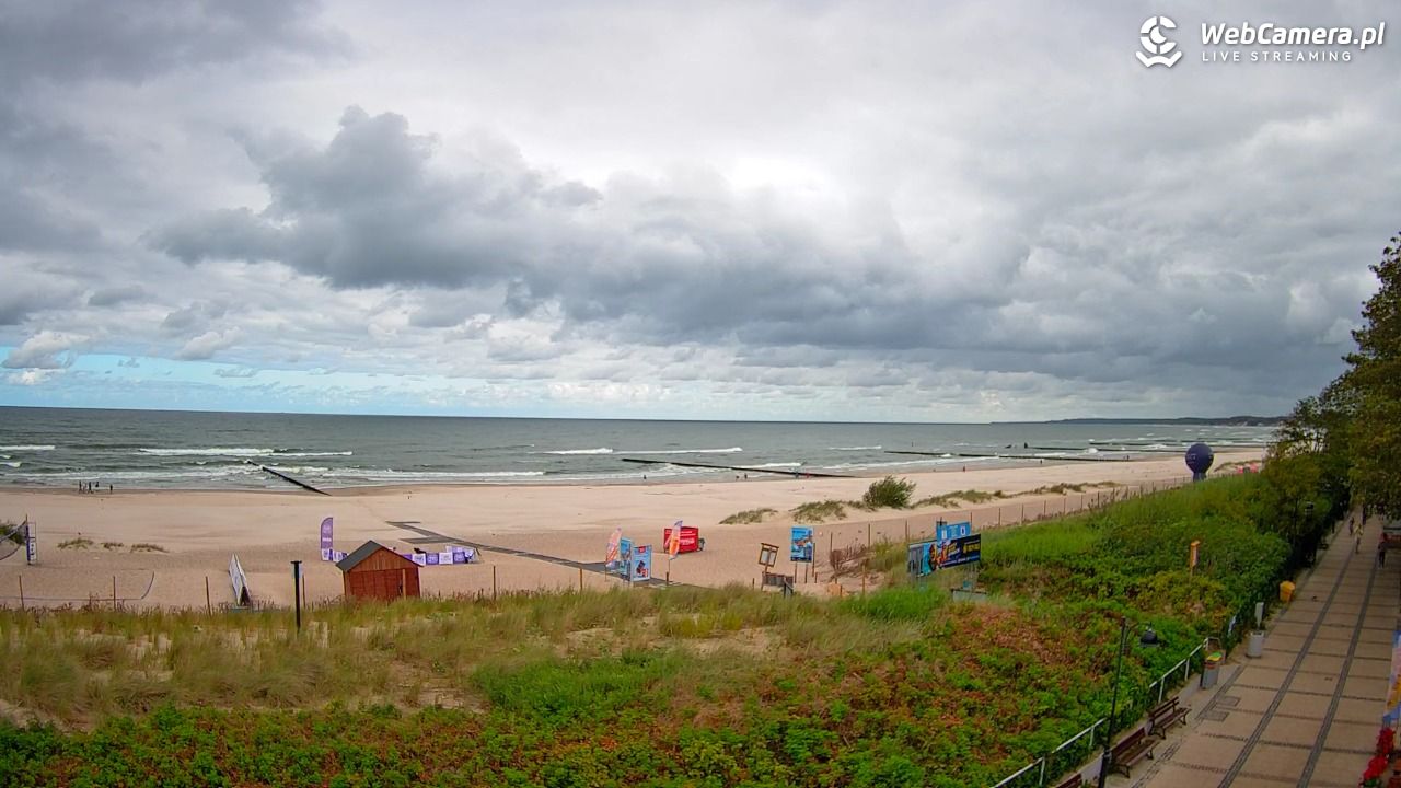 USTKA - widok na plażę - 07 sierpień 2026, 10:20