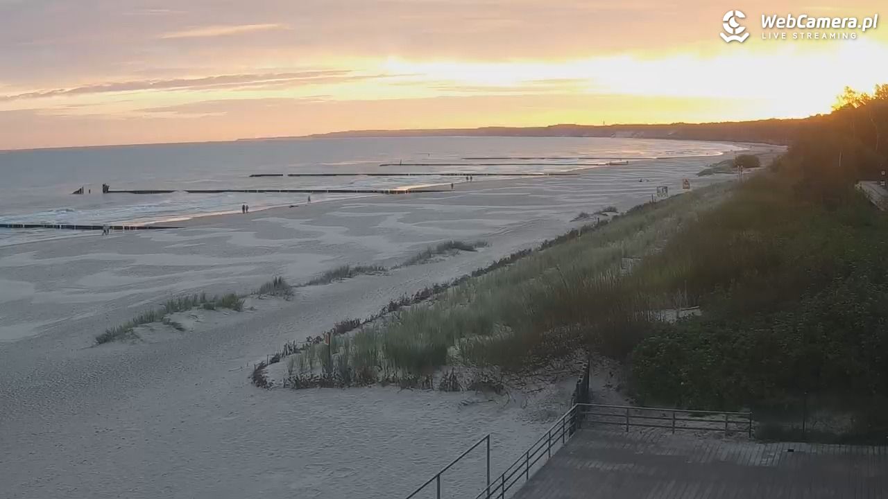 USTKA - widok na plażę - 18 wresień 2025, 06:40