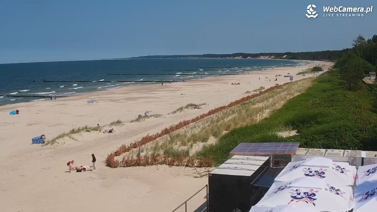 USTKA - widok na plażę - 12 czerwiec 2025, 13:24