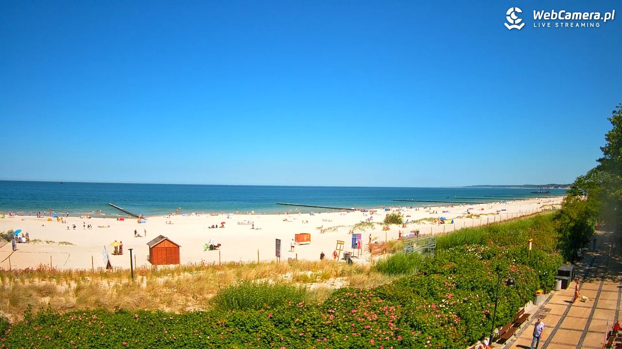 USTKA - widok na plażę - 25 czerwiec 2026, 13:14