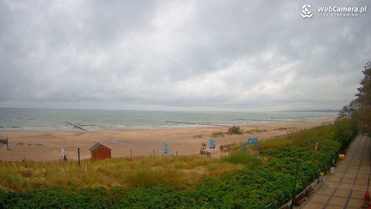 USTKA - widok na plażę - 24 wresień 2026, 08:06