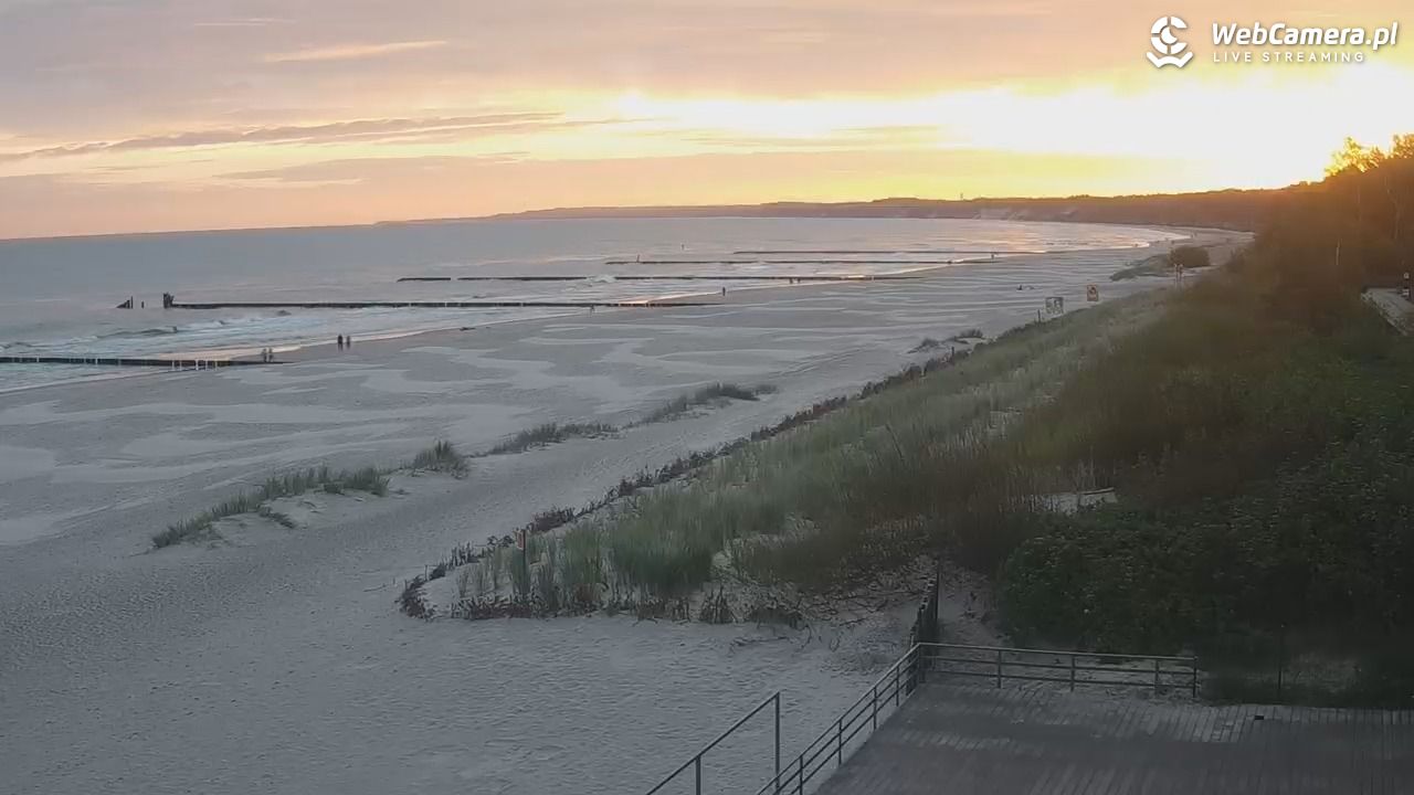 USTKA - widok na plażę - 18 wresień 2025, 06:41