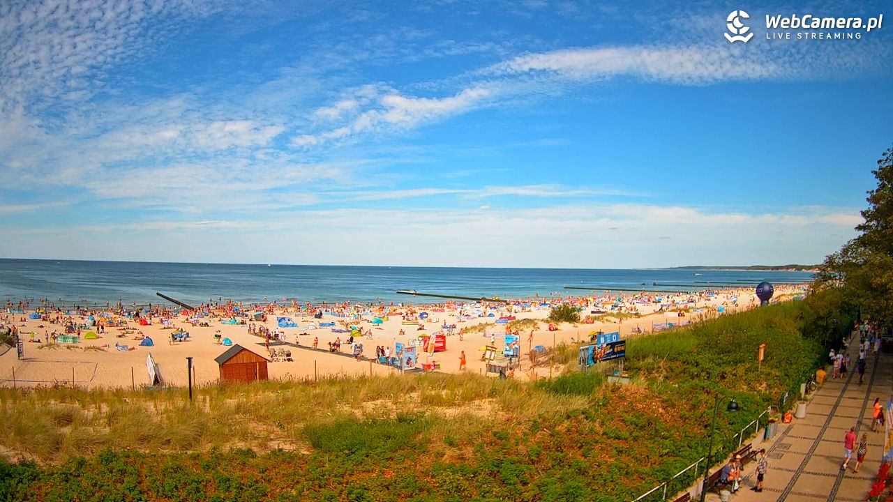 USTKA - widok na plażę - 09 sierpień 2026, 14:50
