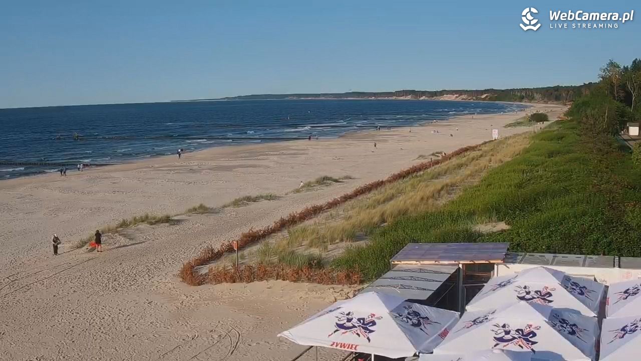 USTKA - widok na plażę - 12 czerwiec 2025, 19:06