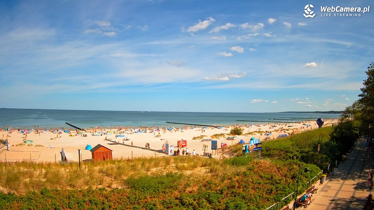 USTKA - widok na plażę - 09 sierpień 2026, 11:13