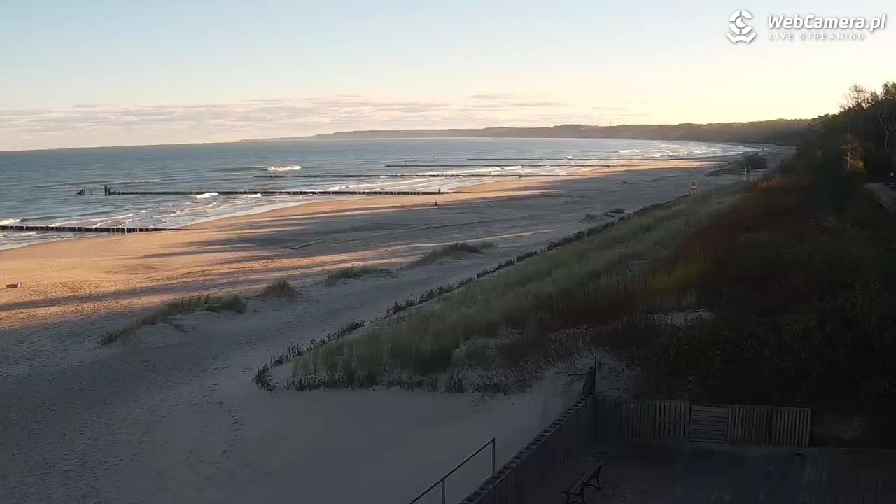 USTKA - widok na plażę - 19 październik 2025, 08:41