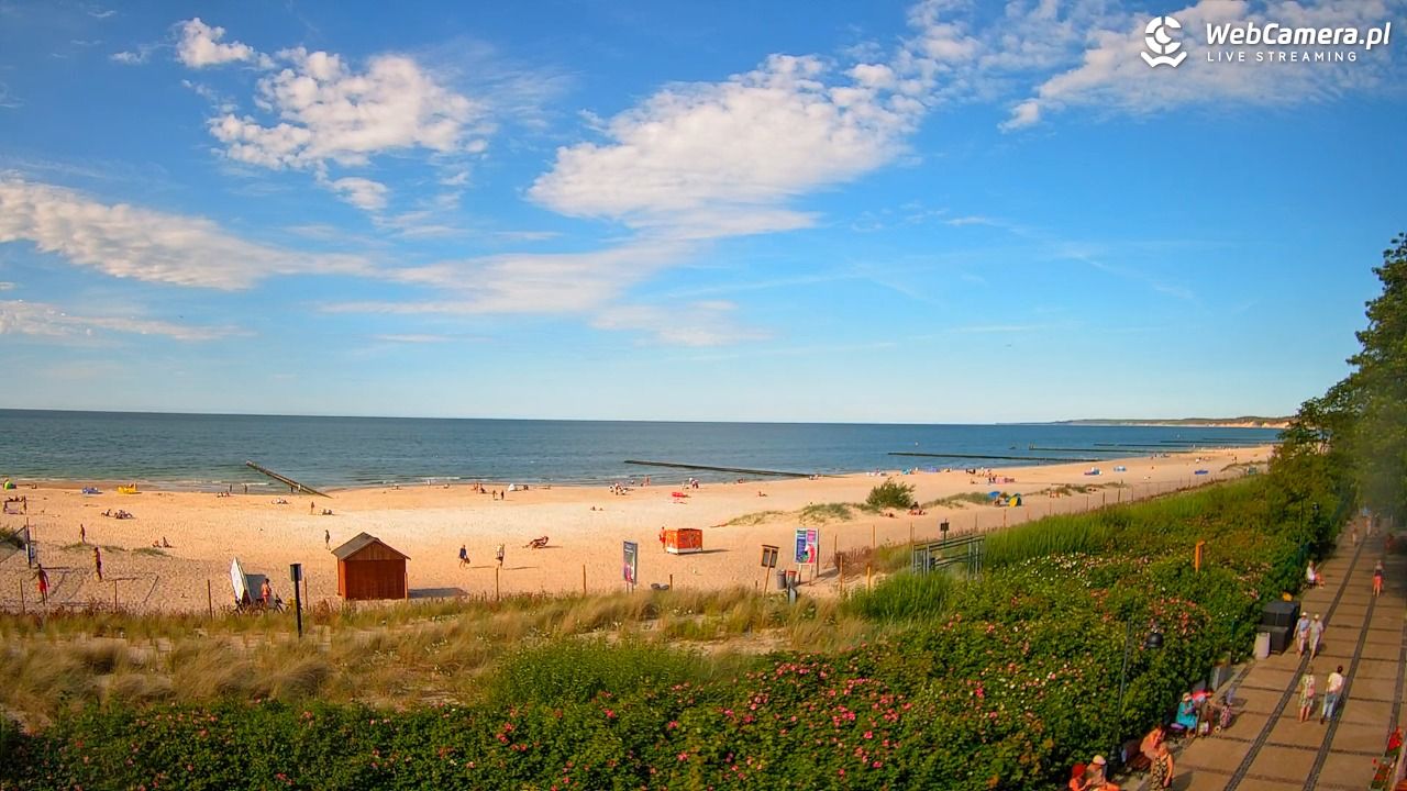 USTKA - widok na plażę - 24 czerwiec 2026, 17:22