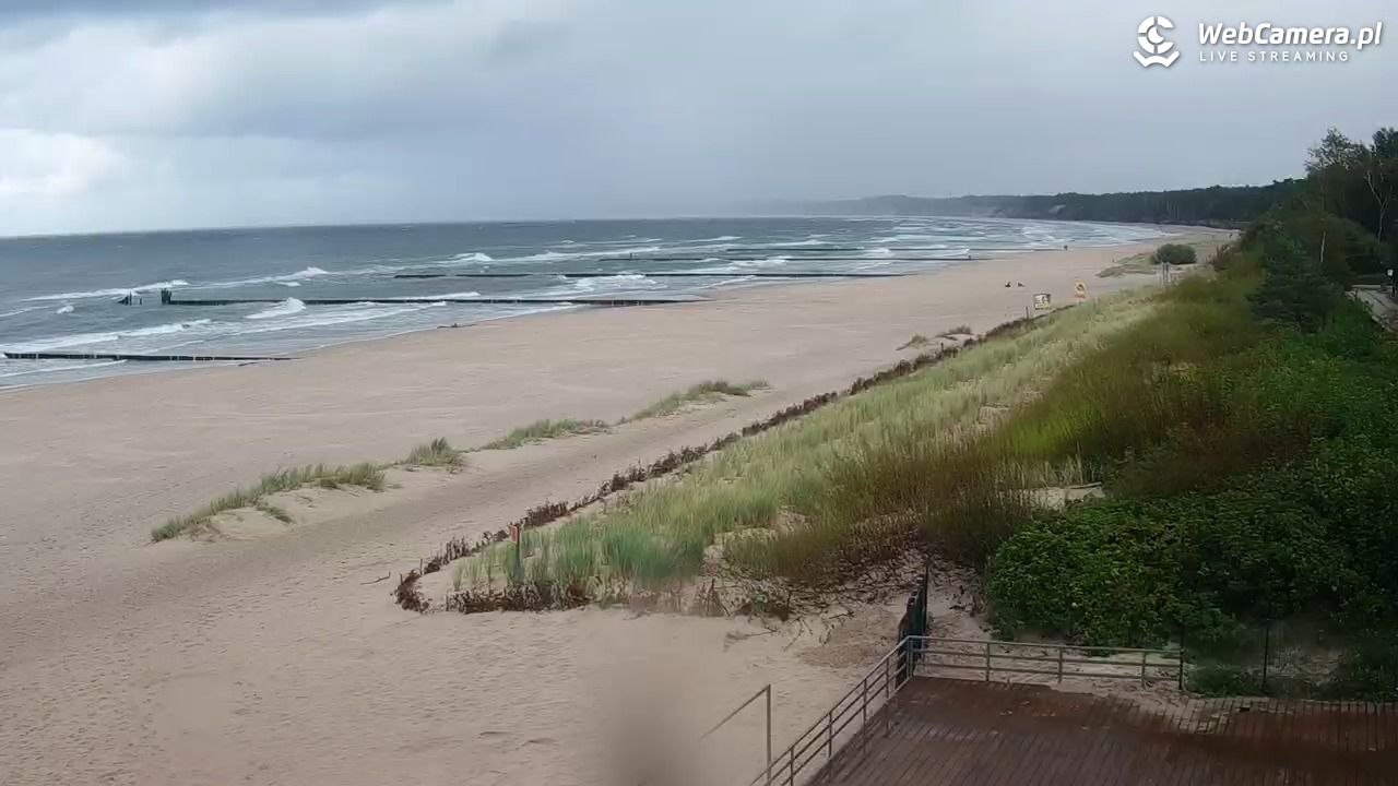 USTKA - widok na plażę - 17 wresień 2025, 16:14