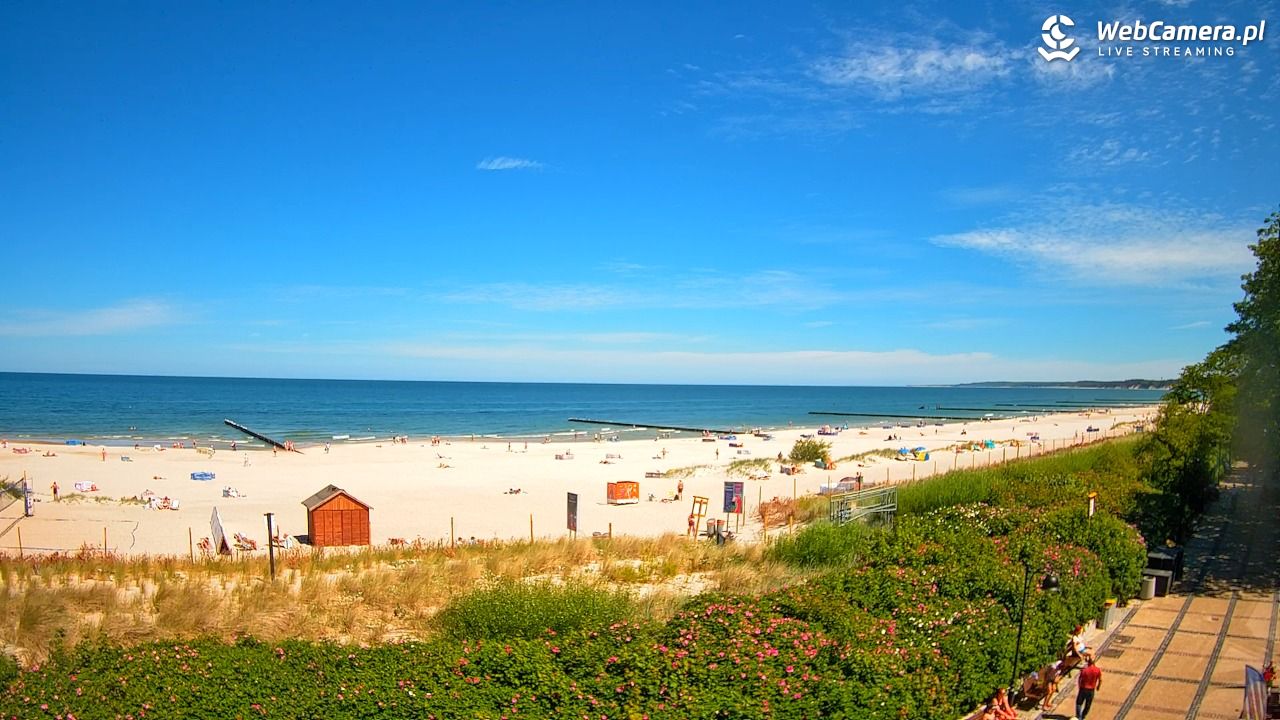 USTKA - widok na plażę - 24 czerwiec 2026, 12:14