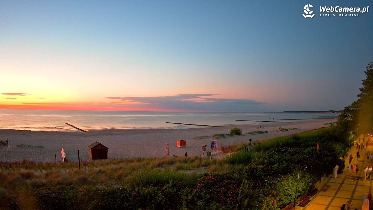 USTKA - widok na plażę - 24 czerwiec 2026, 22:23