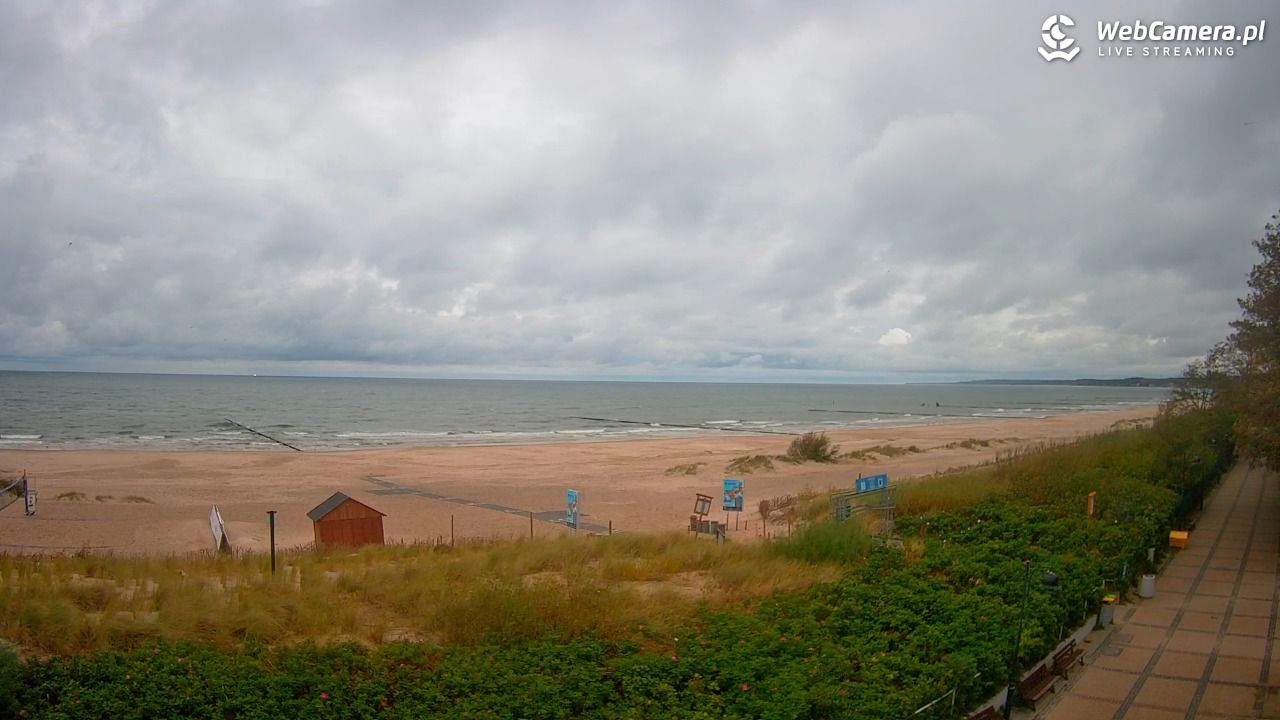 USTKA - widok na plażę - 25 wresień 2026, 06:36