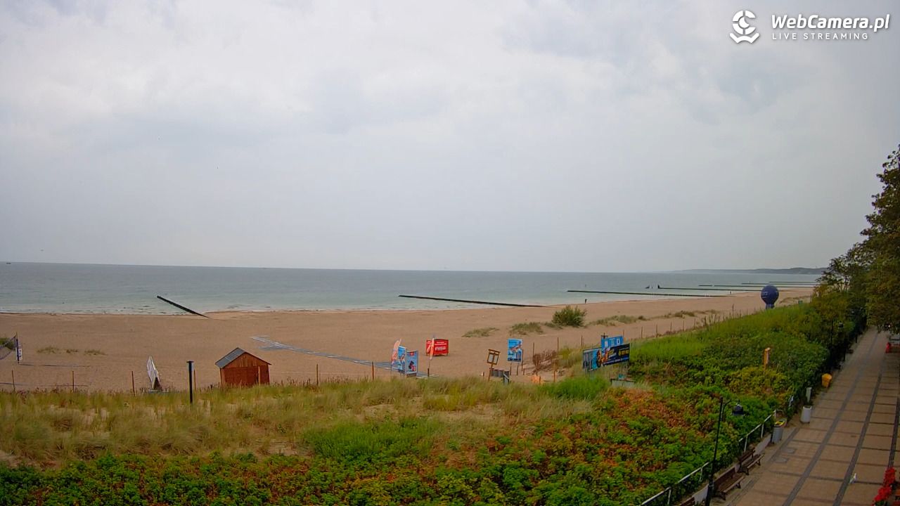 USTKA - widok na plażę - 10 sierpień 2026, 08:21