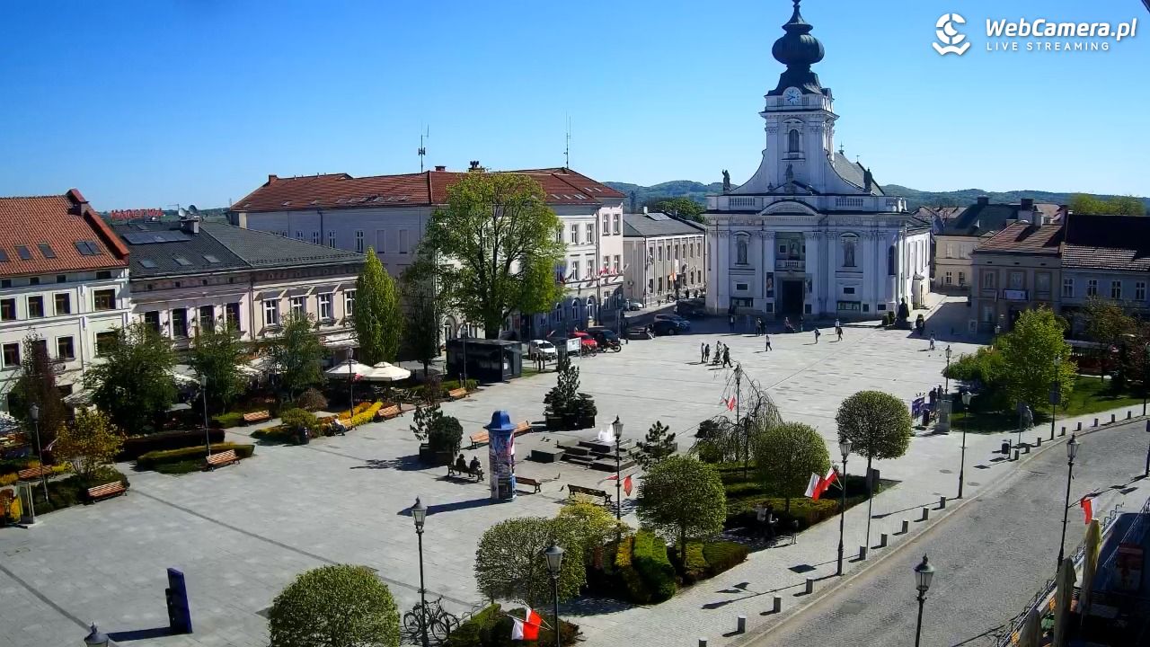 Wadowice - widok na rynek w 4K - 03 maj 2026, 09:39