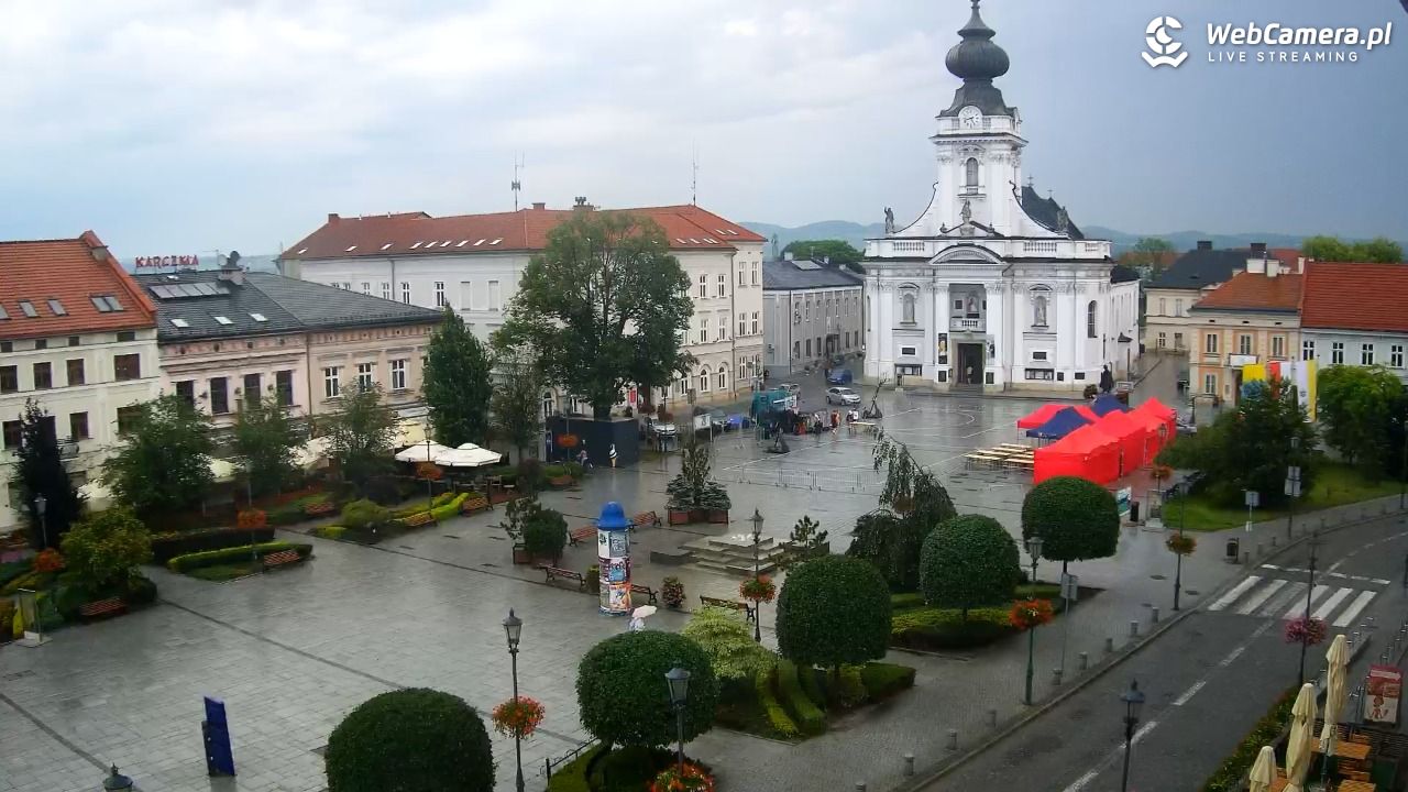 Wadowice - widok na rynek w 4K - 20 czerwiec 2026, 08:25