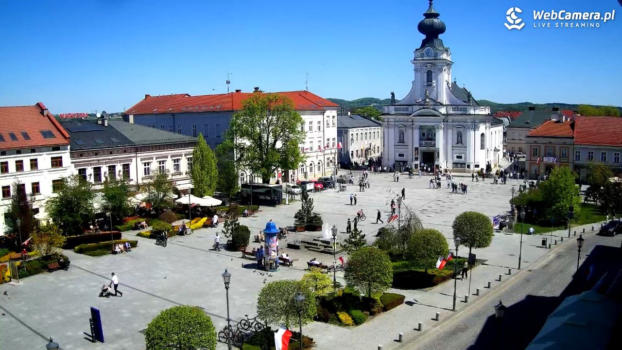 Wadowice - widok na rynek w 4K - 03 maj 2026, 12:35