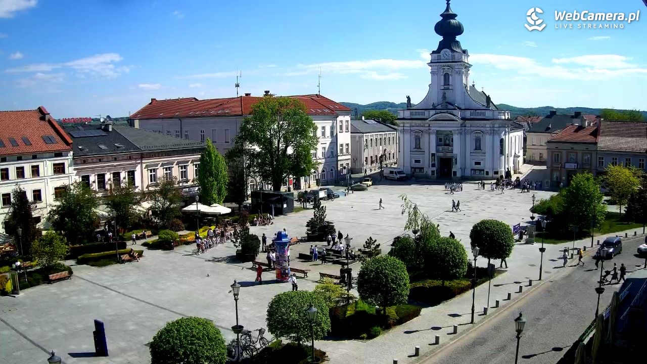 Wadowice - widok na rynek w 4K - 06 maj 2026, 10:23