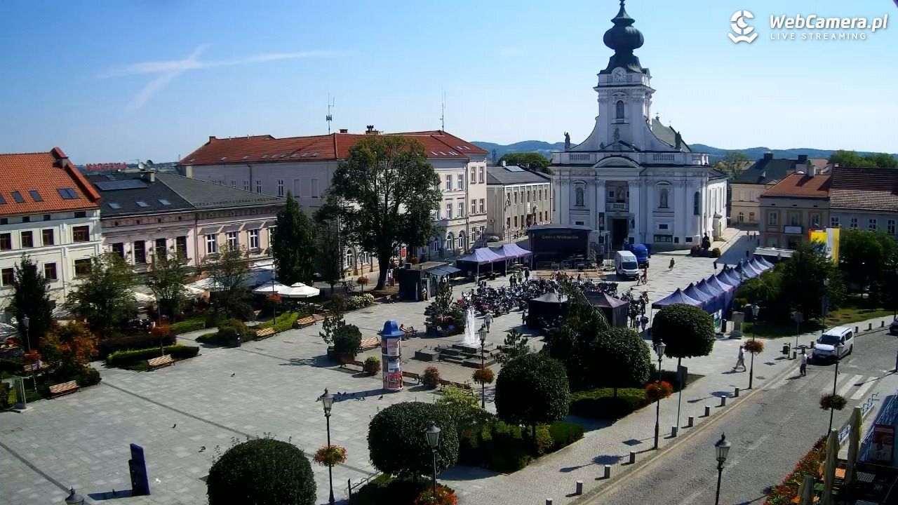 Wadowice - widok na rynek w 4K - 01 sierpień 2026, 09:59
