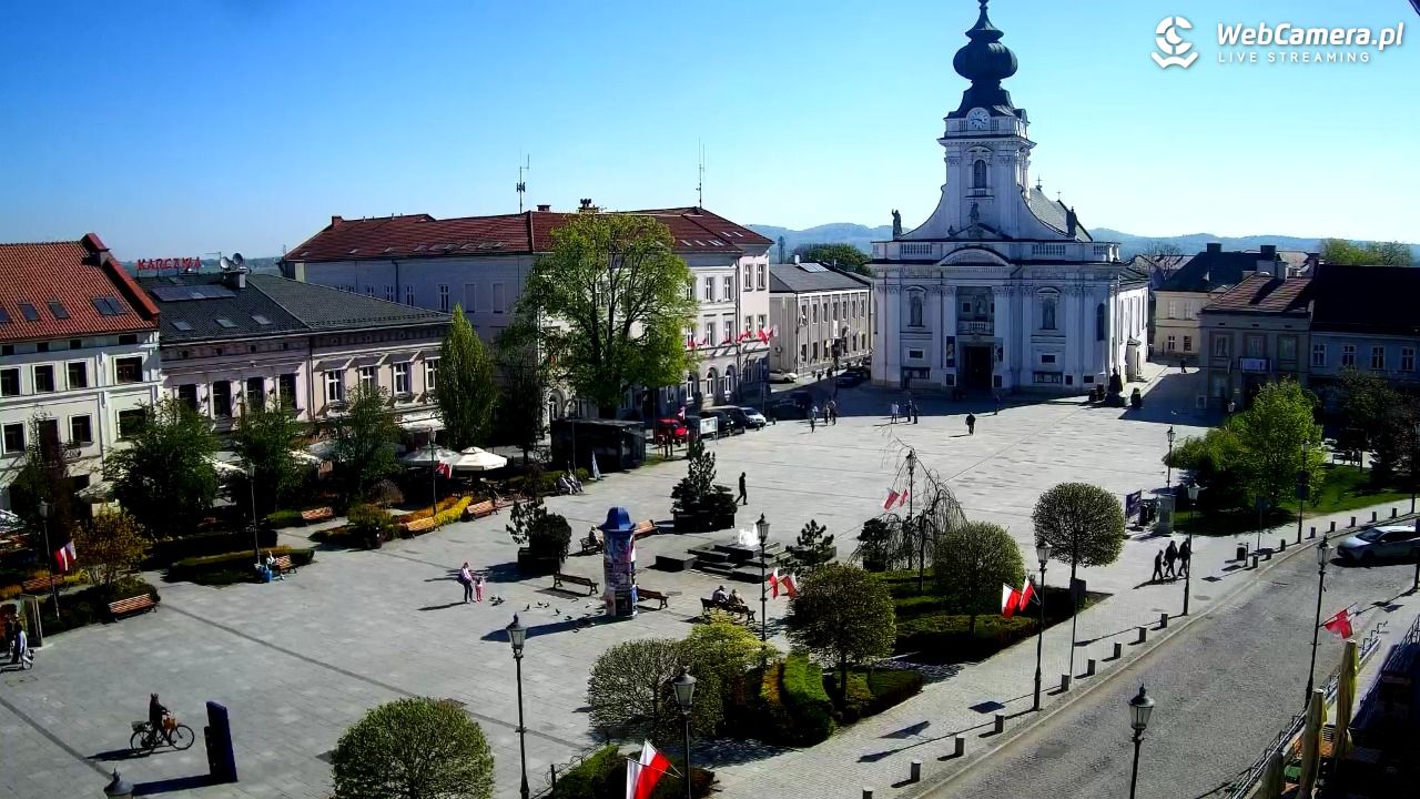 Wadowice - widok na rynek w 4K - 02 maj 2026, 09:22