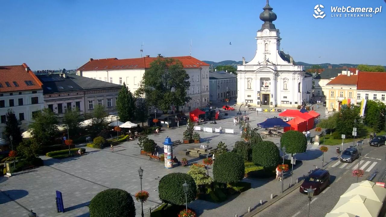Wadowice - widok na rynek w 4K - 20 czerwiec 2026, 17:52