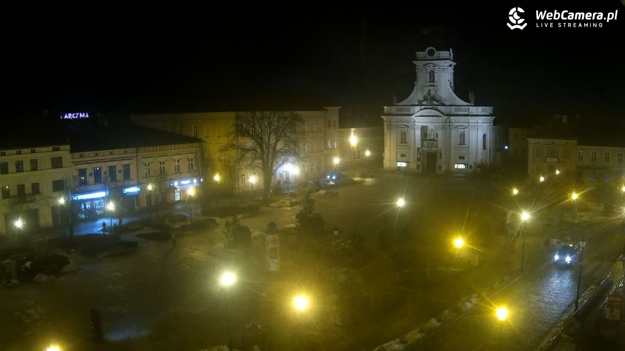 Wadowice - widok na rynek w 4K - 04 luty 2026, 17:44