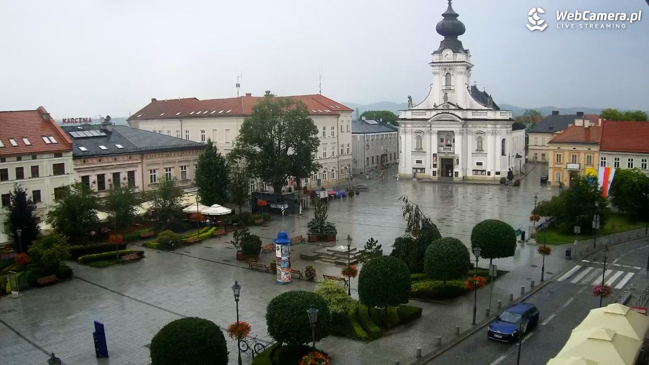 Wadowice - widok na rynek w 4K - 21 czerwiec 2026, 15:39