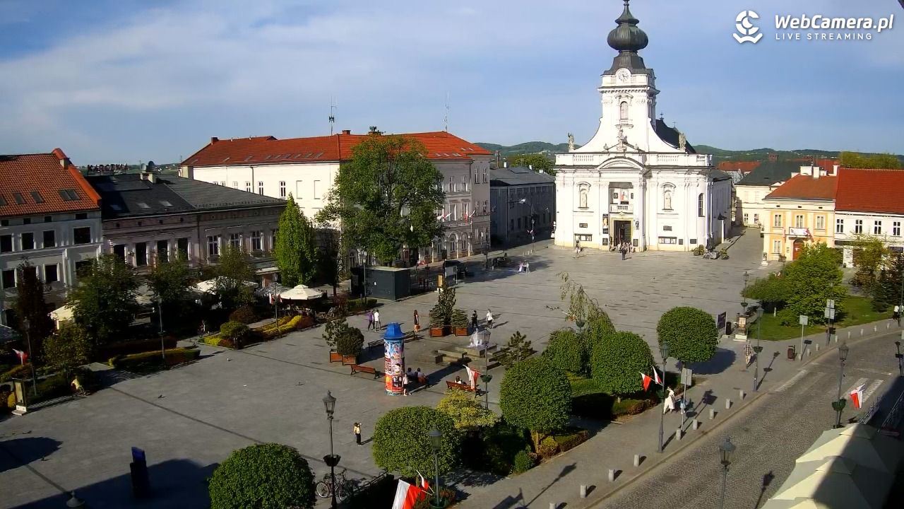 Wadowice - widok na rynek w 4K - 05 maj 2026, 17:18