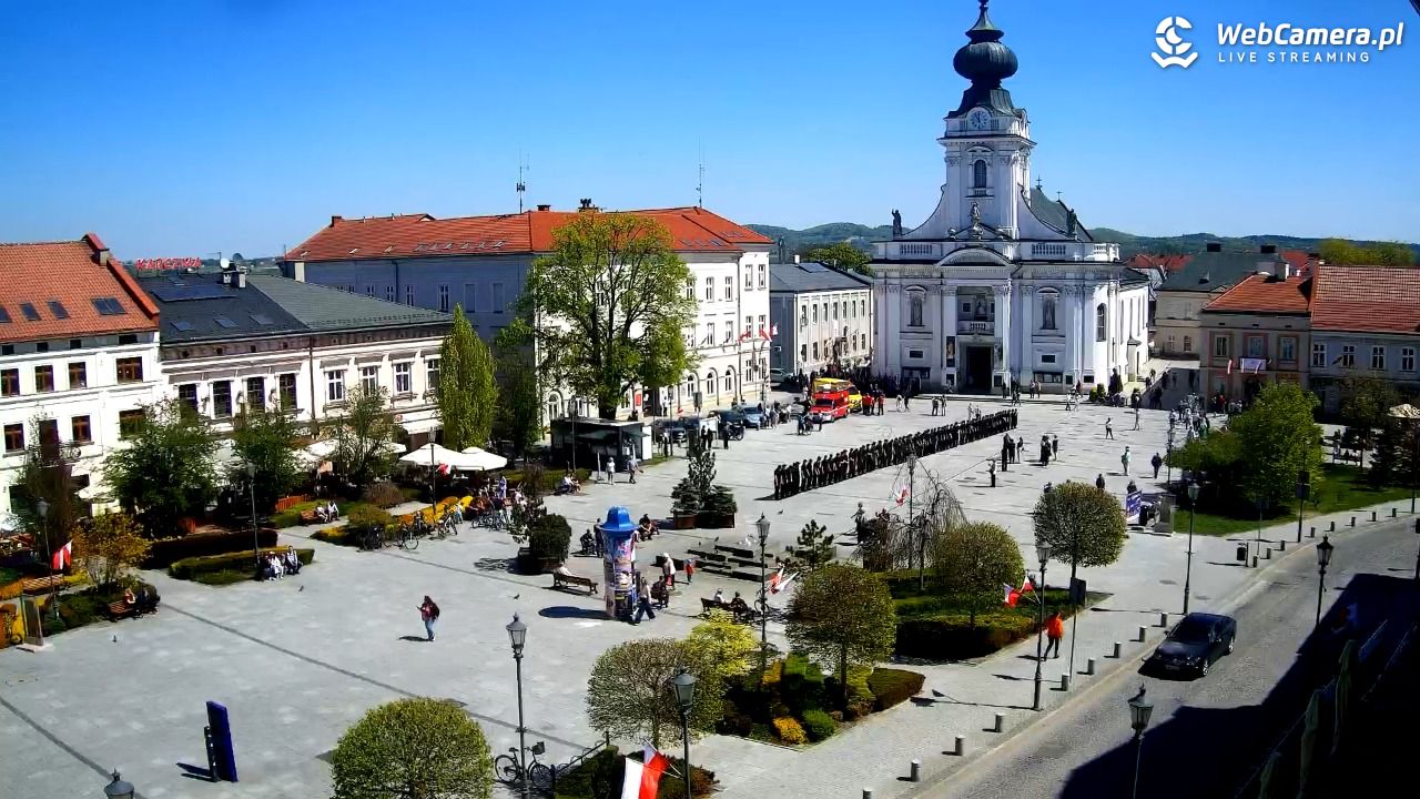 Wadowice - widok na rynek w 4K - 02 maj 2026, 11:53